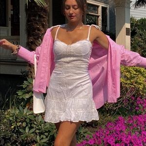 Reformation White Dress. Worn once. Originally $275 asking $100 OBO!